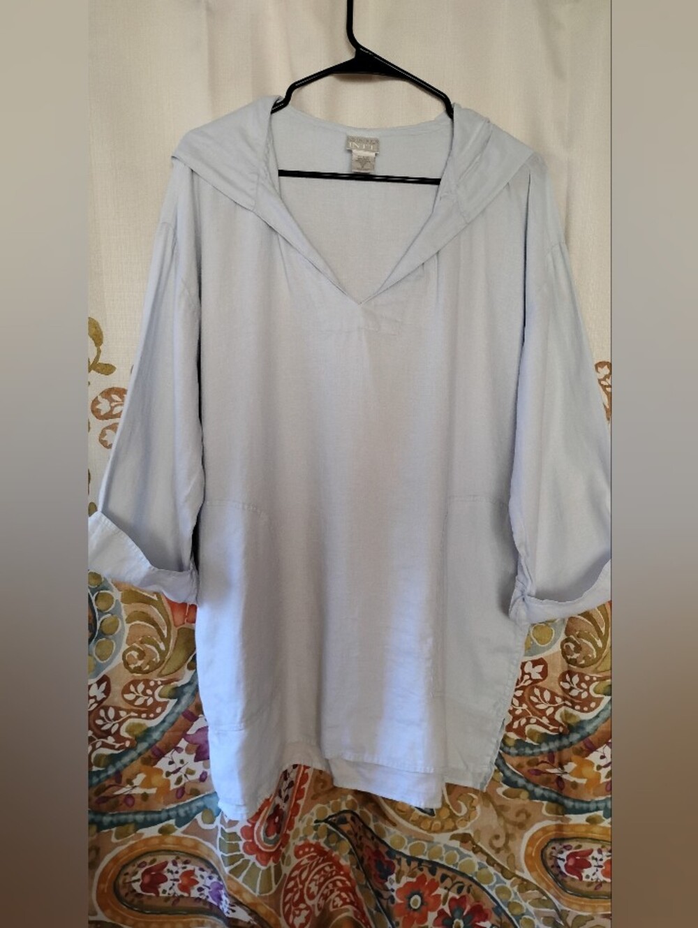 Large Linen Beach Coverup